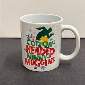 Buddy The Elf Movie I’m a Cotton Headed Ninny Muggins Coffee Mug Cup Christmas